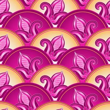 Vintage seamless pattern Stock Illustration