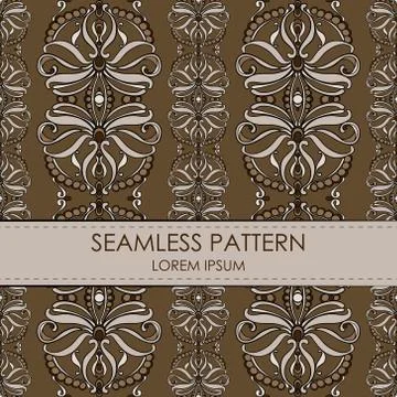 Vintage seamless pattern Stock Illustration