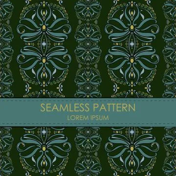 Vintage seamless pattern Stock Illustration