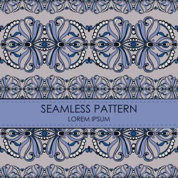 Vintage seamless pattern Stock Illustration