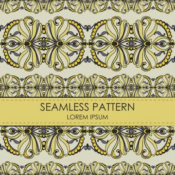 Vintage seamless pattern Stock Illustration