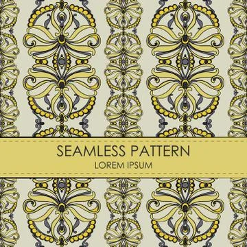 Vintage seamless pattern Stock Illustration