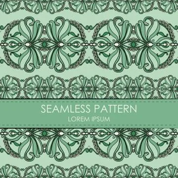 Vintage seamless pattern Stock Illustration