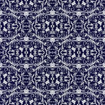 Vintage seamless pattern. 스톡 일러스트