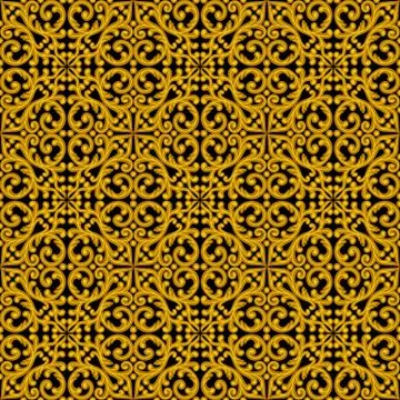 Vintage seamless pattern Stock Illustration