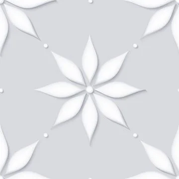 Vintage Seamless Pattern with Minimalistic Elegant Mandala Stock Illustration