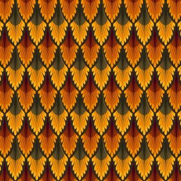 Vintage seamless pattern.  red and orange wallpaper abstract. Stock Illustration