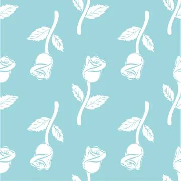 Vintage Seamless pattern roses Illustrazione stock