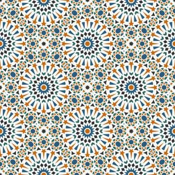 Vintage seamless pattern. Seamless template for your design. Stock Illustration