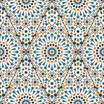 Vintage seamless pattern. Seamless template for your design. Stock Illustration