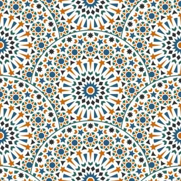 Vintage seamless pattern. Seamless template for your design. Stock Illustration