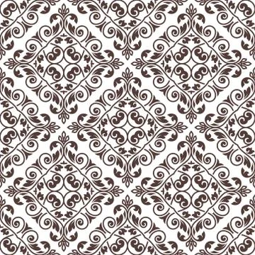 Vintage seamless pattern. Seamless template for your design. Stock Illustration