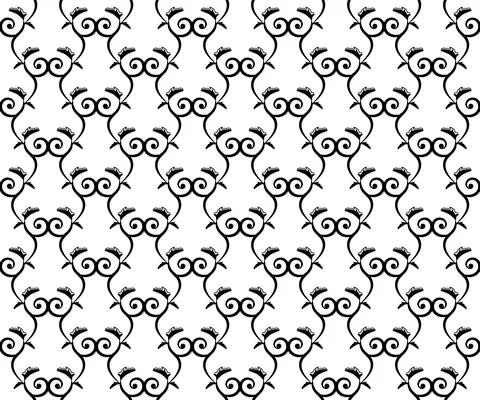 Vintage seamless seamless pattern. As Damask baroque style . Black and white Stock Illustration