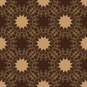 Vintage seamless vector pattern. Hand drawn abstract background. Decorativ... Foto stock