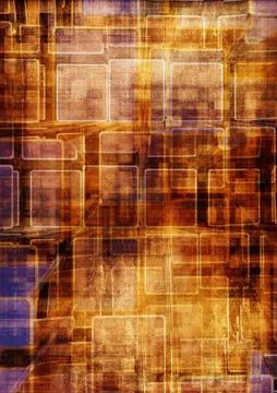 Vintage Secret Code Abstract Golden Background Stock Illustration
