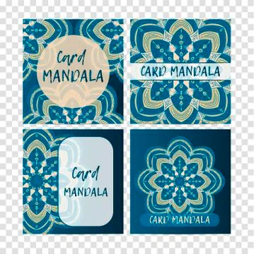 Vintage set decorative elements. Card or invitation, hand drawn background Stock Illustration