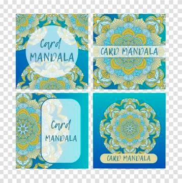 Vintage set decorative elements. Card or invitation, hand drawn background Stock Illustration