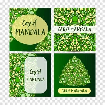 Vintage set decorative elements. Card or invitation, hand drawn background Stock Illustration