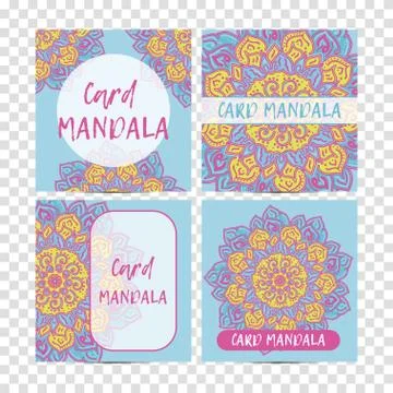 Vintage set decorative elements. Card or invitation, hand drawn background Stock Illustration