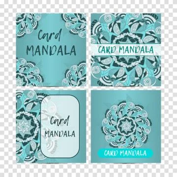 Vintage set decorative elements. Card or invitation, hand drawn background Stock Illustration