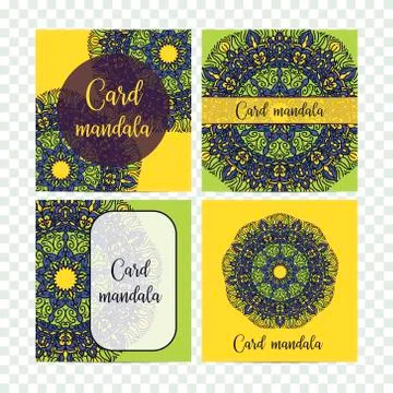 Vintage set decorative elements. Card or invitation, hand drawn background. O Stock Illustration