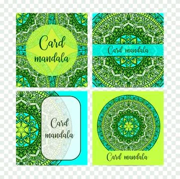 Vintage set decorative elements. Card or invitation, hand drawn background. O Stock Illustration