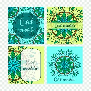 Vintage set decorative elements. Card or invitation, hand drawn background. O Stock Illustration