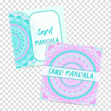 Vintage set decorative elements. Card or invitation, hand drawn background Stock Illustration
