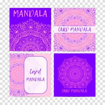 Vintage set decorative elements. Card or invitation, hand drawn background Stock Illustration