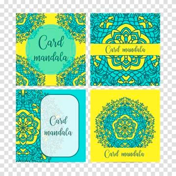 Vintage set decorative elements. Card or invitation, hand drawn background. O Stock Illustration