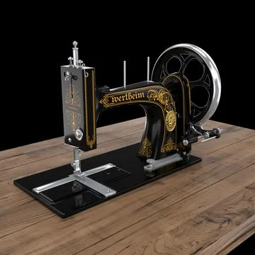 Vintage sewing machine 3D Model