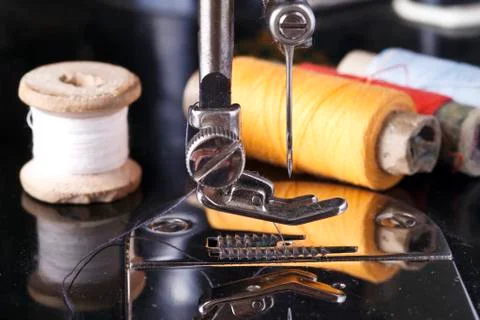 Vintage the sewing machine Foto stock
