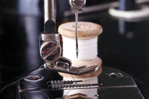 Vintage the sewing machine Stock-Fotos