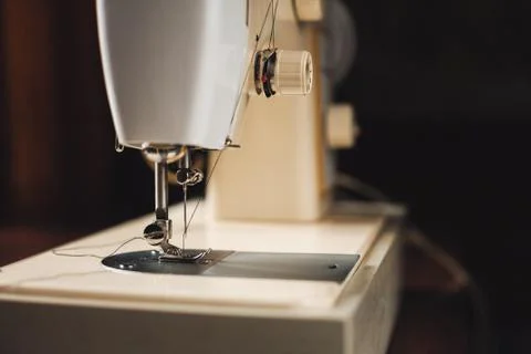 Vintage sewing machine Stock Photos