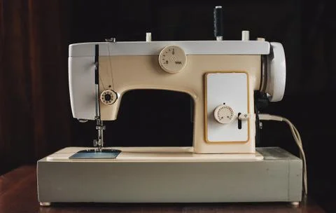 Vintage sewing machine Stock Photos