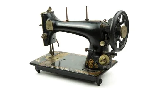 Vintage sewing machine Stock Photos