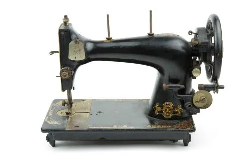 Vintage sewing machine Stock Photos
