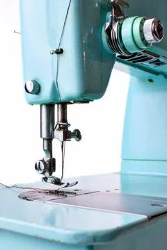 Vintage sewing machine Stock Photos