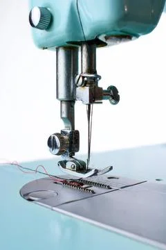 Vintage sewing machine Stock Photos