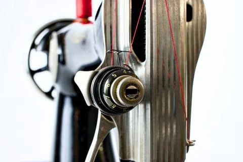 Vintage sewing machine Stock Photos