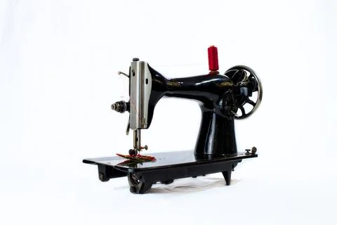 Vintage sewing machine Stock Photos
