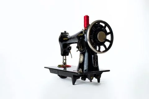 Vintage sewing machine Stock Photos