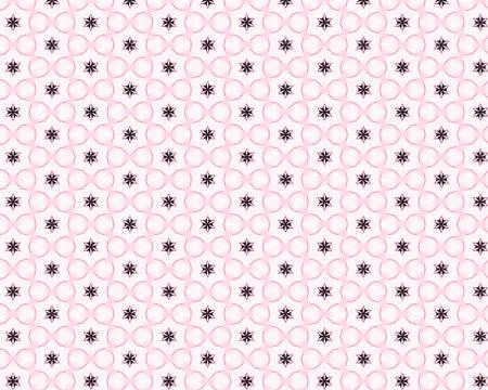 Vintage shabby background with classy patterns Illustrazione stock