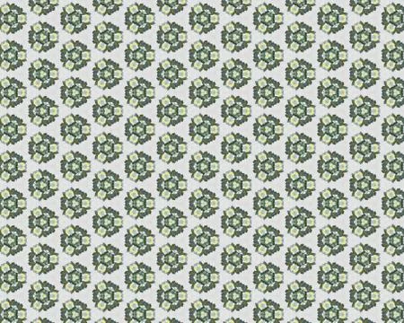 Vintage shabby background with classy patterns Illustrazione stock