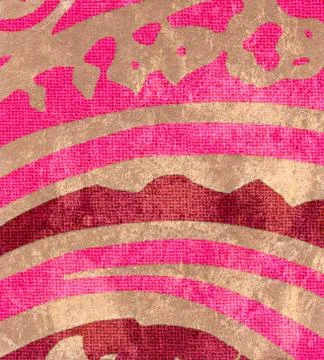 Vintage shabby background with classy patterns Stock Photos