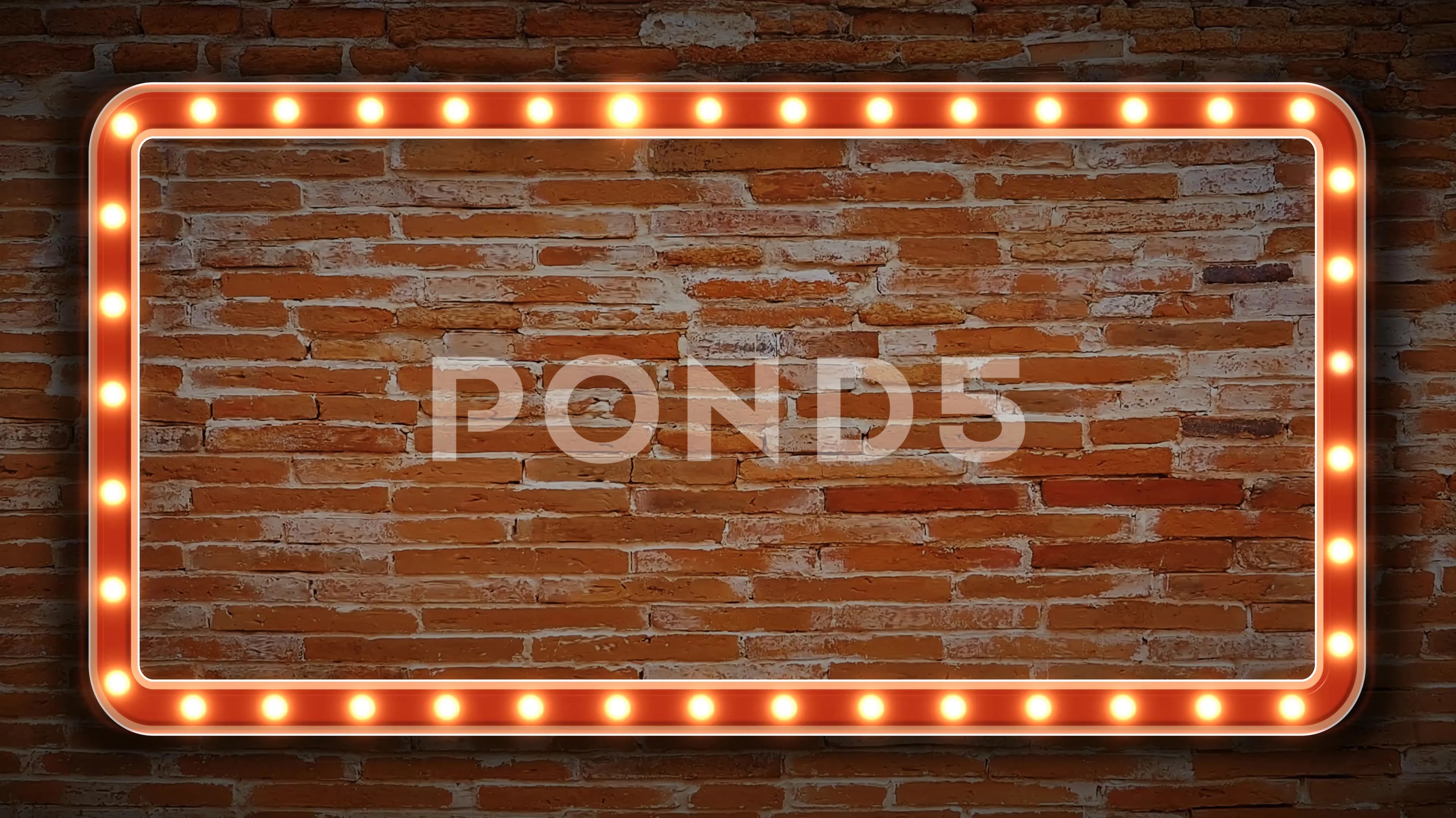 dybtgående Justering søskende vintage signage with light bulb frame | Stock Video | Pond5