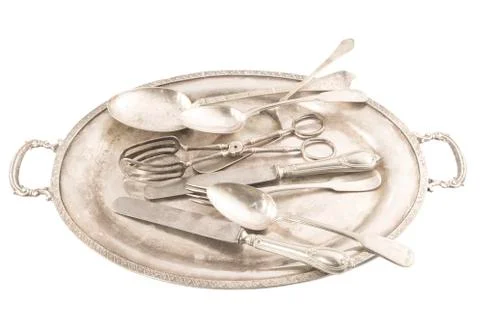 Vintage silverware Фото