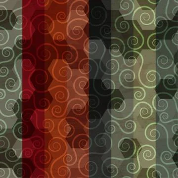 Vintage sipral pattern Stock Illustration