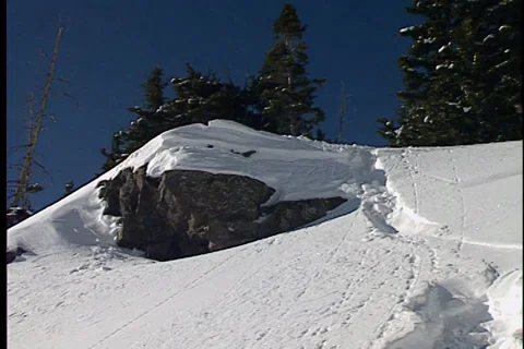 Vintage Ski Trick 動画素材 33523396