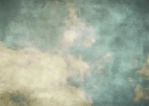 Vintage sky background, texture with the base of the sky. Illustration